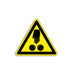 W162 - Attention à vos mains, Étiquettes et panneaux de Danger