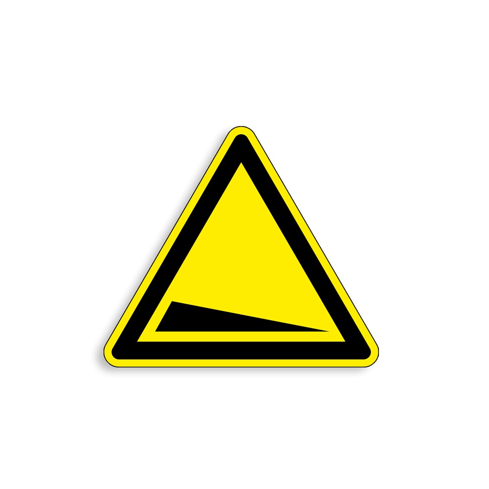 W175 - Pan incliné, Étiquettes et panneaux de Danger