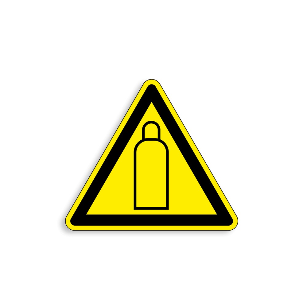 W180 - Bouteille de gaz vide, Étiquettes et panneaux de Danger