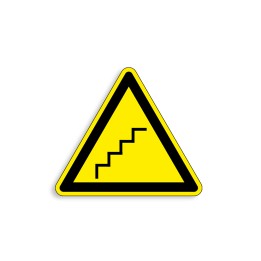 W190 - Escaliers, Étiquettes et panneaux de Danger