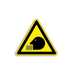 W195 - Risque d'inhalation, Étiquettes et panneaux de Danger
