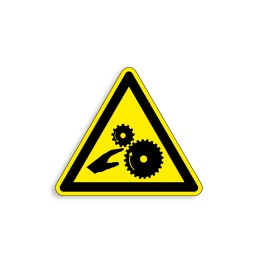 W212 - Attention aux mains Engrenages, Étiquettes et panneaux de Danger