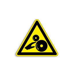 W213 - Attention aux mains, rouleau lisse, Étiquettes et panneaux de Danger