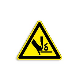 W216 - Risque de sectionnement des mains, cisaillement, coupure, Étiquettes et panneaux de Danger