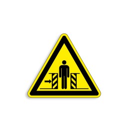 W223 - Risque d'écrasement, Étiquettes et panneaux de Danger