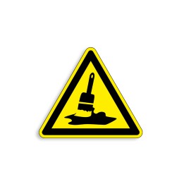 W235 - Peinture fraîche, Étiquettes et panneaux de Danger
