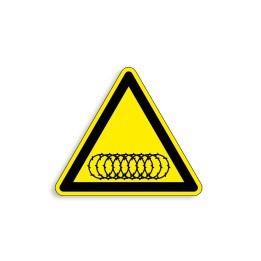 W237 - Barbelés, Étiquettes et panneaux de Danger