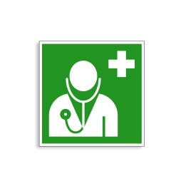 E009 - Médecin, Étiquettes et panneaux d'Évacuation