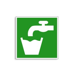 E015 - Eau potable, Étiquettes et panneaux d'Évacuation