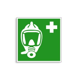 E029 - Appareil respiratoire pour l'évacuation d'urgence, Étiquettes et panneaux d'Évacuation
