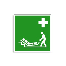 E067 - Matelas d'évacuation, Étiquettes et panneaux d'Évacuation