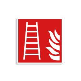 F003 - Echelle d'incendie, Étiquettes et panneaux d'Incendie