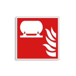 F012 - Installation d'extinction d'incendie, Étiquettes et panneaux d'Incendie