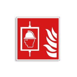 F017 - Ascenseur sapeurs pompiers, Étiquettes et panneaux d'Incendie