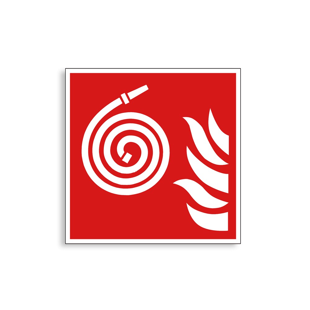 F019 - Tuyau d'incendie non raccordé, Étiquettes et panneaux d'Incendie