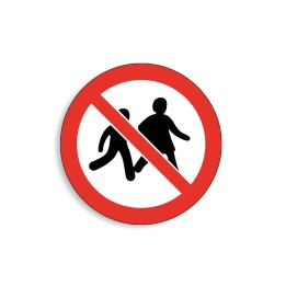 P036 - Accès interdit aux enfants, Étiquettes et panneaux d'Interdiction