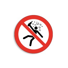 P043 - Interdit aux personnes en état d'ivresse, Étiquettes et panneaux d'Interdiction