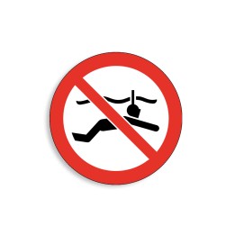 P050 - Plongée avec tuba interdite, Étiquettes et panneaux d'Interdiction