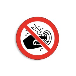 P070 - Ne pas mettre les doigts dans une buse d'hydromassage, Étiquettes et panneaux d'Interdiction