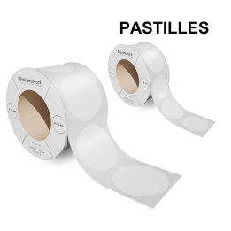 Rouleaux pastilles prédécoupées
