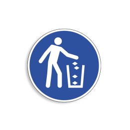 M030 - Signal général, Étiquettes et panneaux d'Obligation