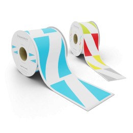 Etiquette de marquage et d'identification de racks et palettiers, Modèle A pour code-barres