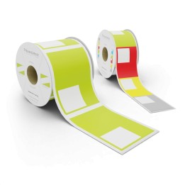 Etiquette de marquage et d'identification de racks et palettiers, Modèle B pour QR Code