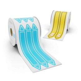 Marqueurs de tuyauterie, couleur de fluide et modèle au choix