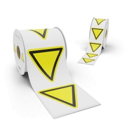 Rouleaux danger prédécoupés et pré-imprimés
