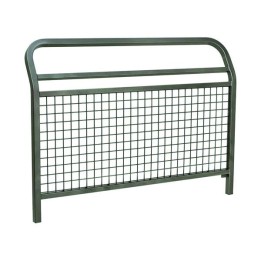 Image de la barrière grillagée sur fond blanc.