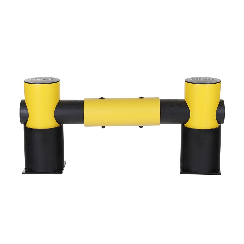 Barrière fin rayon tube unique 1100 mm - poteau final
