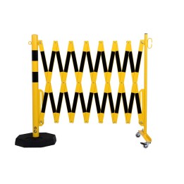Barrière extensible socle mobile