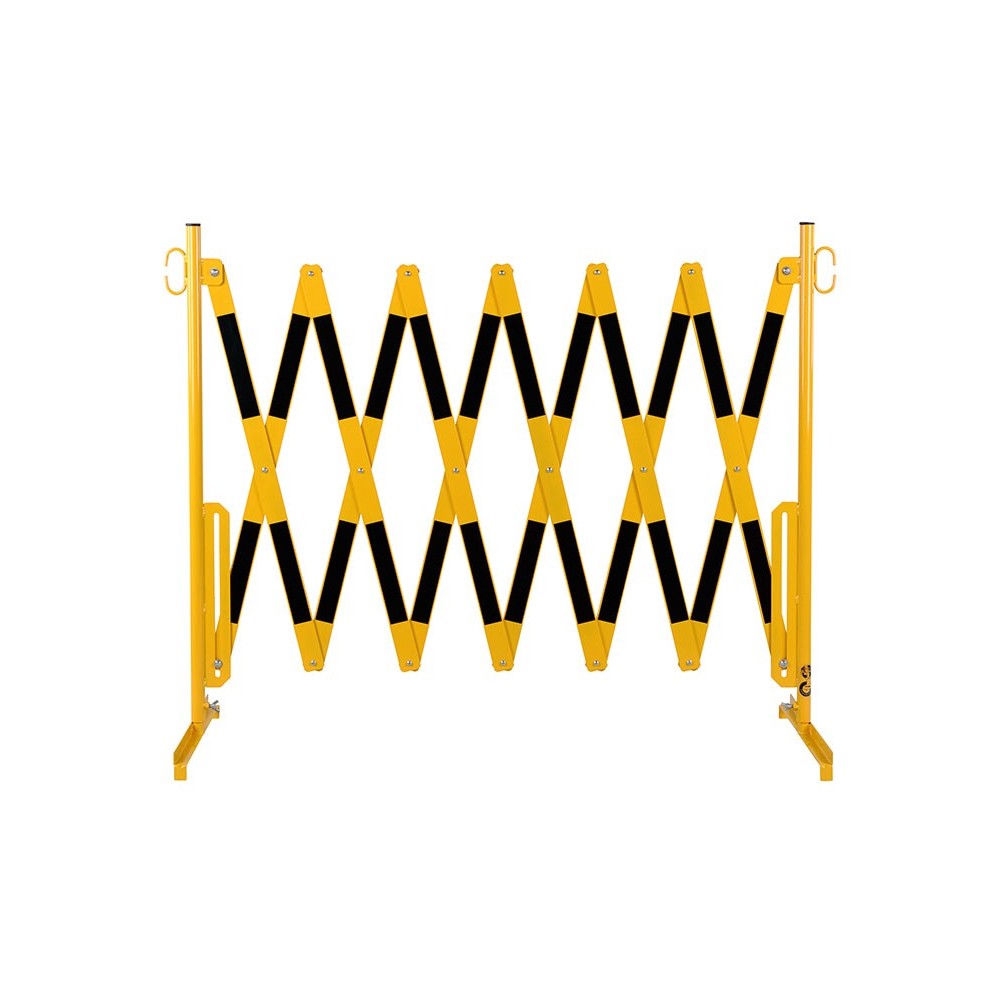 Barrière extensible avec pieds