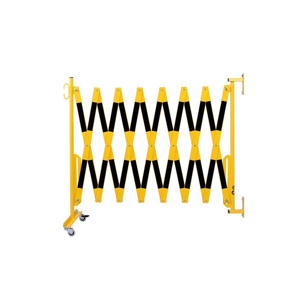 Barrière extensible fixation murale
