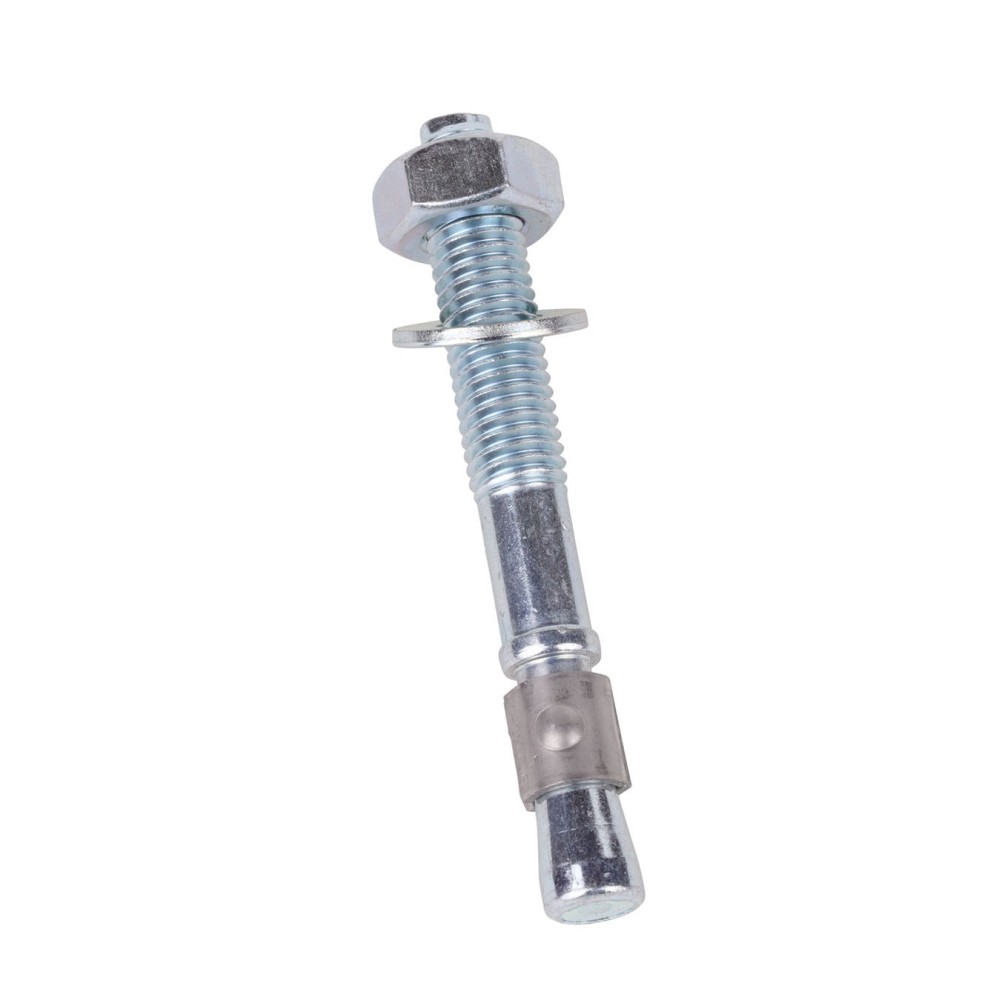 Lot de 4 Boulons ancrage 85 mm pour fixation poteau