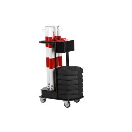 Chariot de transport poteaux + socles mobiles